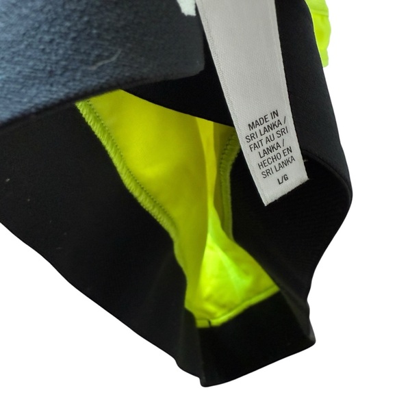 Victoria's Secret VSX Sport Neon Green Sports Bra Size L Gym Training Running - Picture 6 of 6